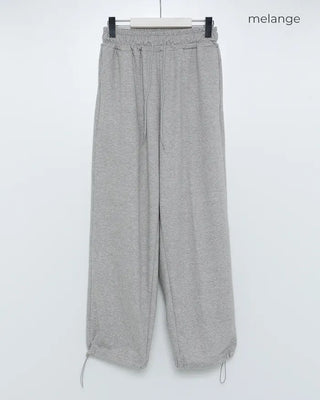 Side lace point sweatpants