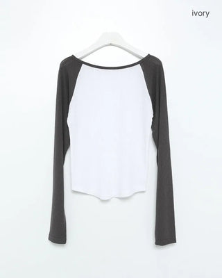 Raglan Two-Tone T-Shirt
