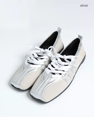 Ribbon ballemour point sneakers