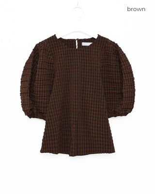 Big puff blouse