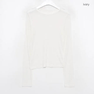 Basic Tencel Long T-Shirt