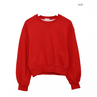Balloon Cropped Sweatshirt