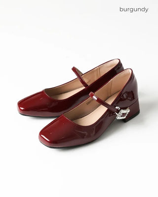 Mary Jane Cubic Loafers