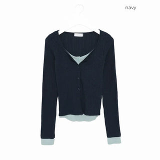 Ribbed Cardigan
