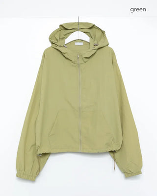 Cap Hooded Windbreaker