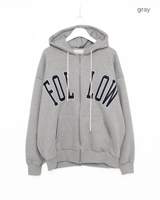 FOLLOW Logo Hooded Sweatshirt