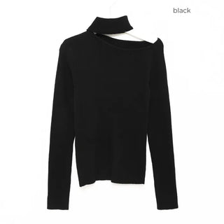 Choker cutoff knit