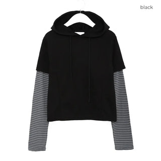 Border Layered Hoodie