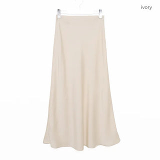 Satin Mermaid Line Long Skirt