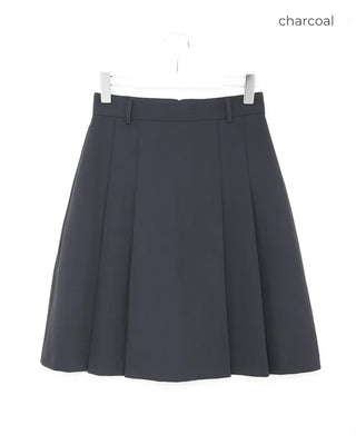 Half-pleated skirt