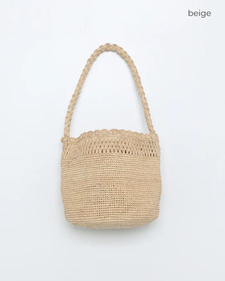 Rattan Bucket Bag