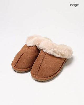 Fur Suede Mules