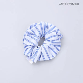 Striped scrunchie