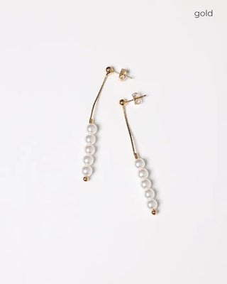 Pearl drop earrings