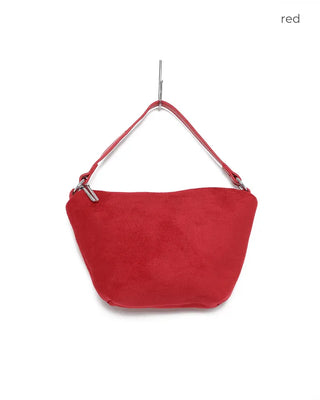 Simple suede bag