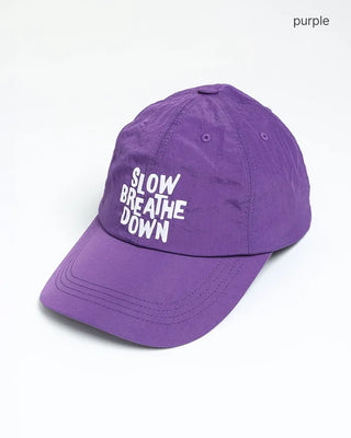Drawstring Lettering Nylon Cap