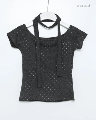 Tie Set Cubic Point T-Shirt