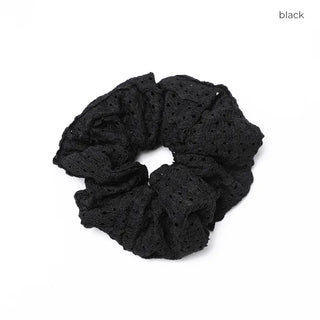 Lace hair scrunchie