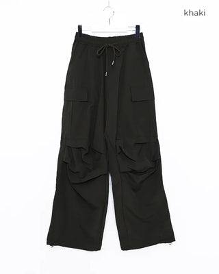 (Unisex) Wide Knee Tuck Cargo Pants
