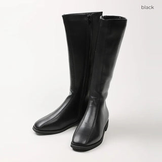 Stitched long boots