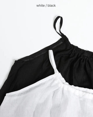 Frilled hem chiffon blouse