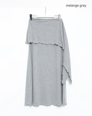 Frilled layered skirt