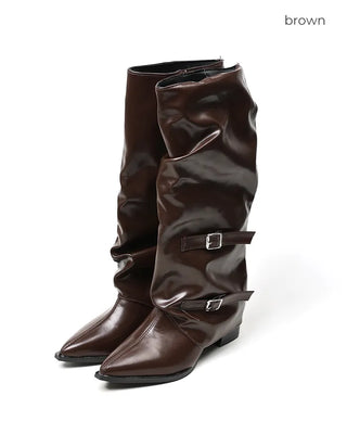 Stiletto long boots
