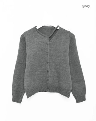 Slit detail cardigan