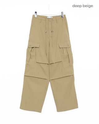Waist String Cargo Pants