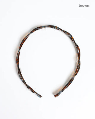 Twisted Marble Acrylic Headband