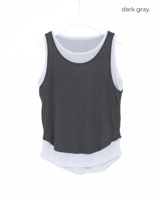 Layered Round Tank Top