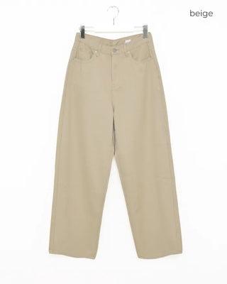 Cotton wide-leg pants