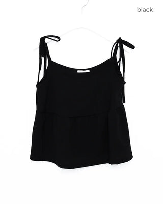 Ribbon Shirring Camisole Blouse