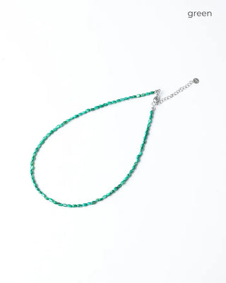 Almond Stone Necklace