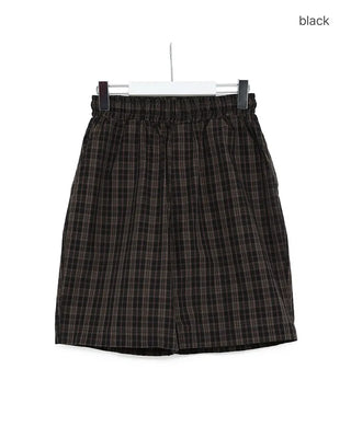 Checked Easy Shorts