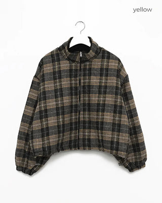 Reversible Stitch Check Jumper