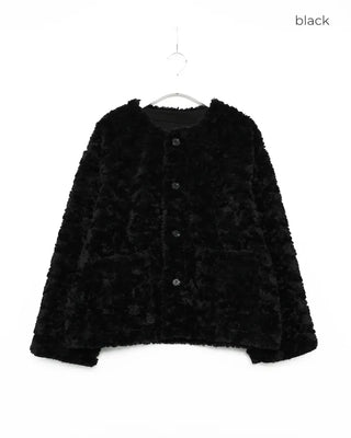 Oversized Half Fur Coat