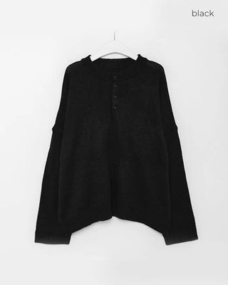 Button-up round knit