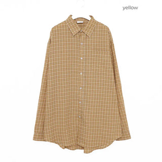 (Unisex) Colorful Checkered Shirt