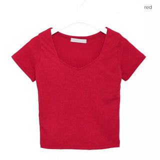 Square Rib Short-Sleeve T-Shirt