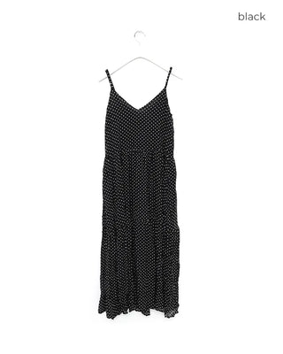 [BEST 50] Sheer Dot Long Dress