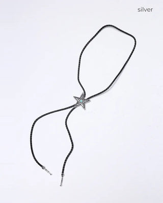 Star design loop tie