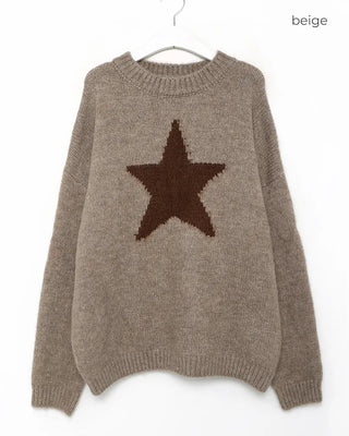 Star pattern sweater