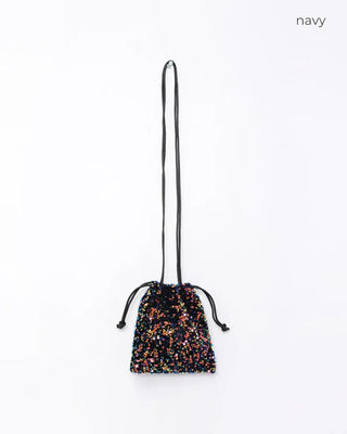 Sequined mini bag
