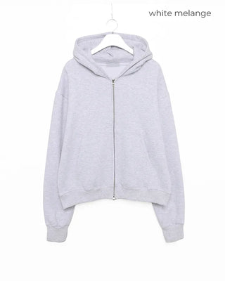 (Unisex) Double Zip Fleece-Lined Hoodie