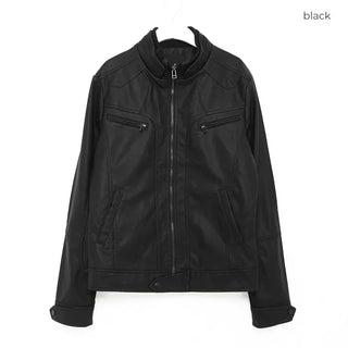 Vintage Y2K Vegan Leather Jacket