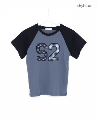S2 Pattern Patch Raglan T-Shirt