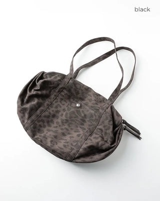 Leopard print shoulder bag