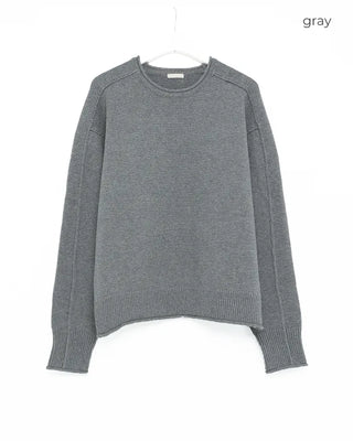Waffle crop knit