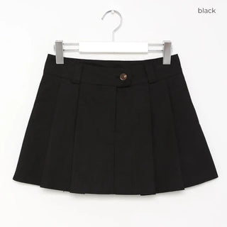 Pintuck mini skirt